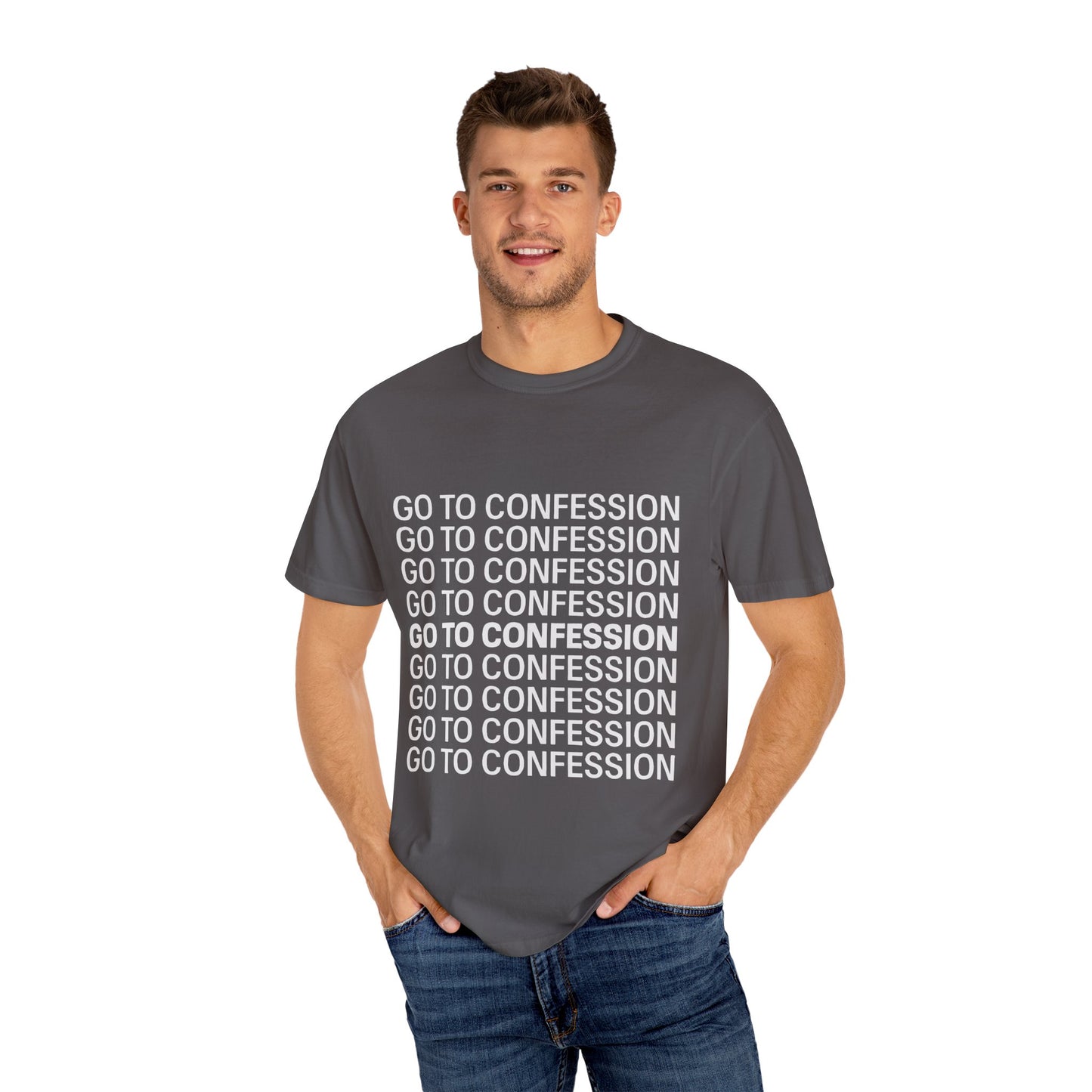 Go to Confession - Modern Tee