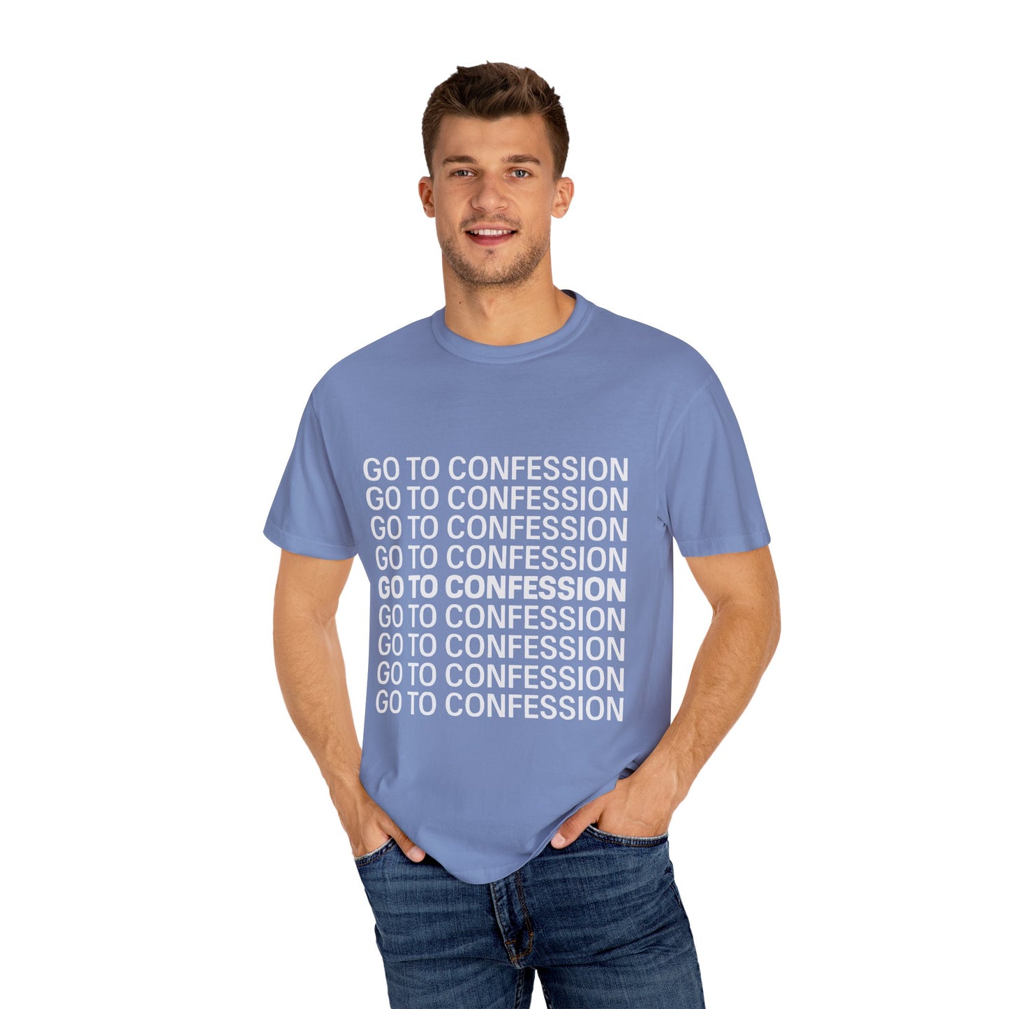 Go to Confession - Modern Tee