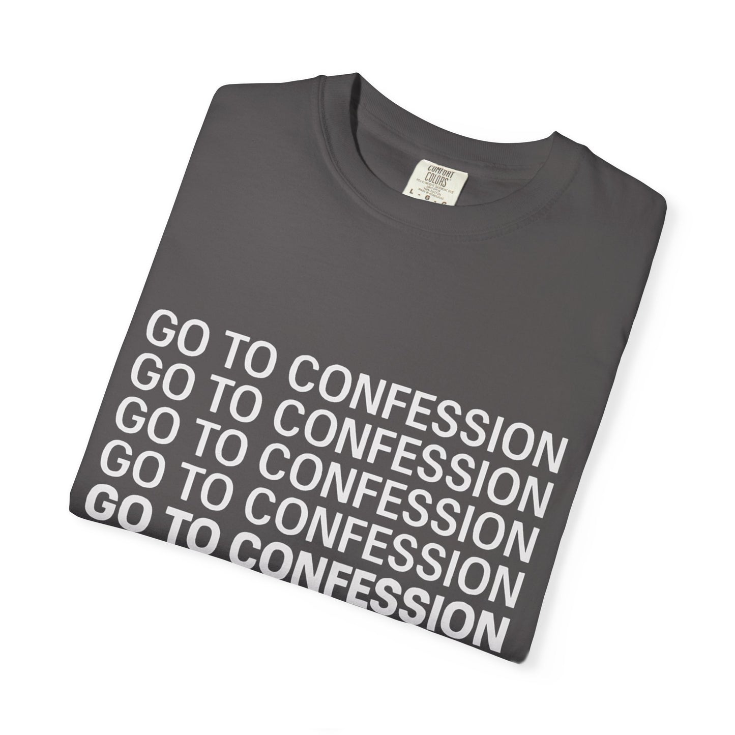 Go to Confession - Modern Tee